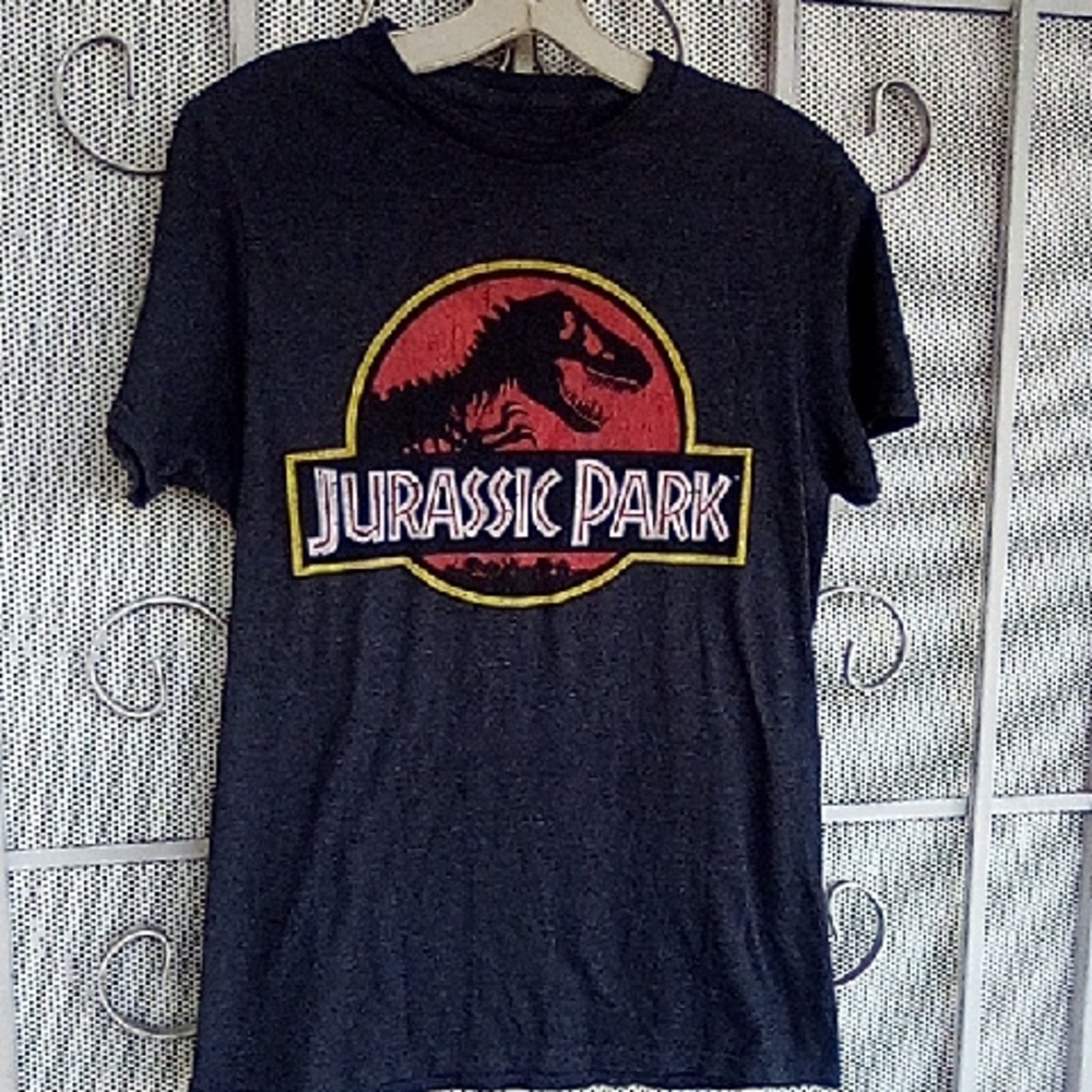 Jurassic Park Vintage T Shirt Ladies Small